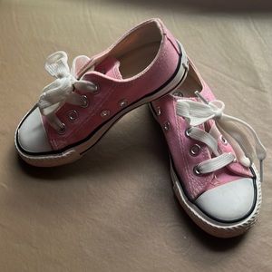Opoee pink low top canvas sneakers